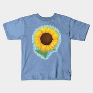 Watercolor Sunflower Kids T-Shirt